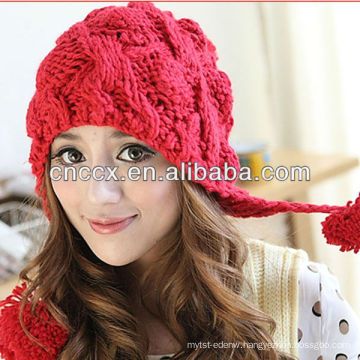 PK17ST170 pom pom fashion girls beanie hat winter hat